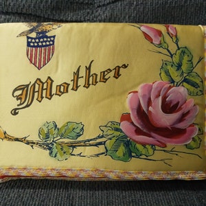 Vintage Mother Keepsake Pouch World War II Souvenir