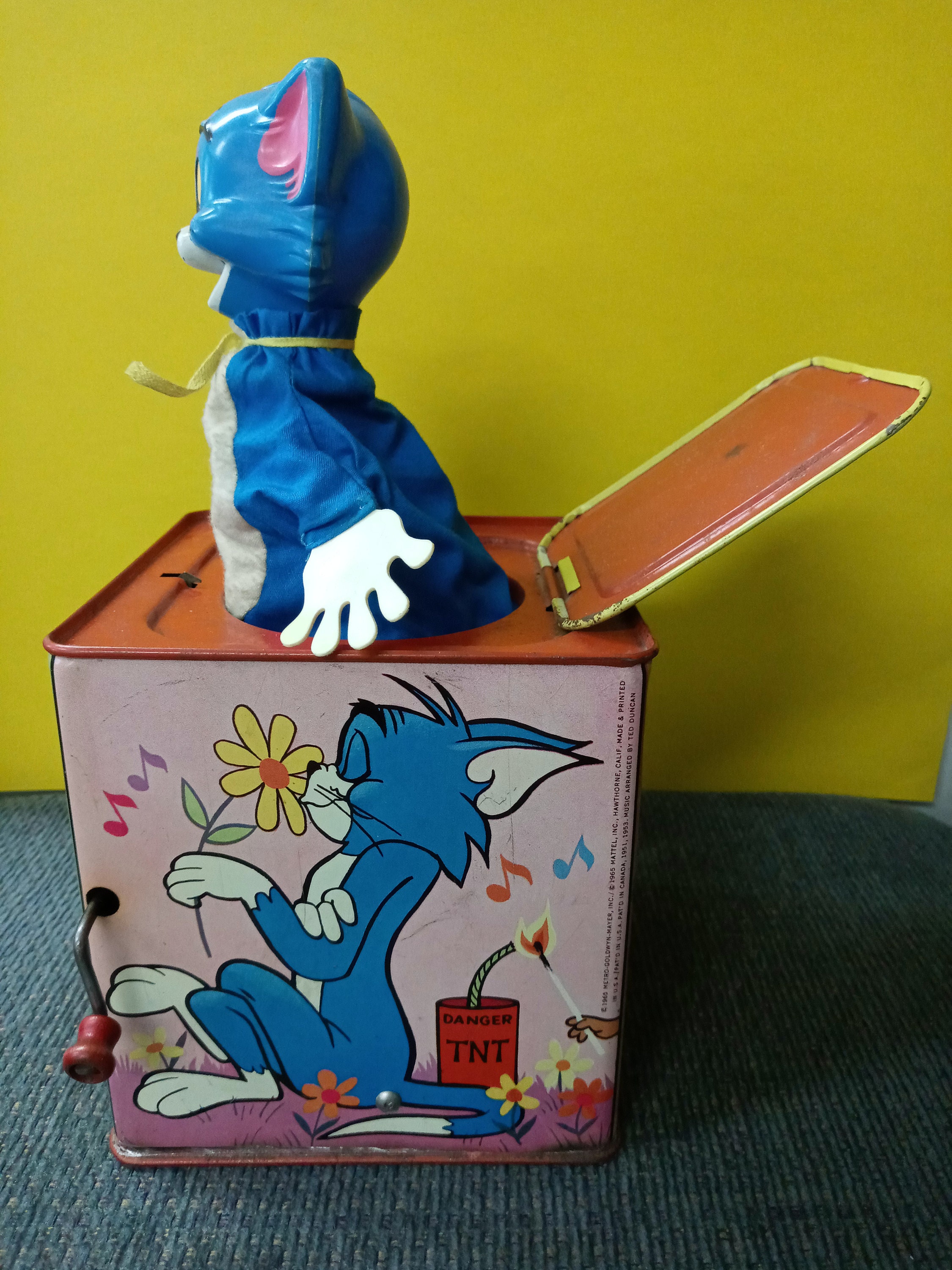 Vintage Tom and Jerry Jackinabox 1965 Mattel Etsy UK