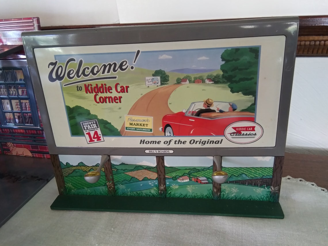Hallmark Kiddie Car Cornerkc's Garage Limited Etsy