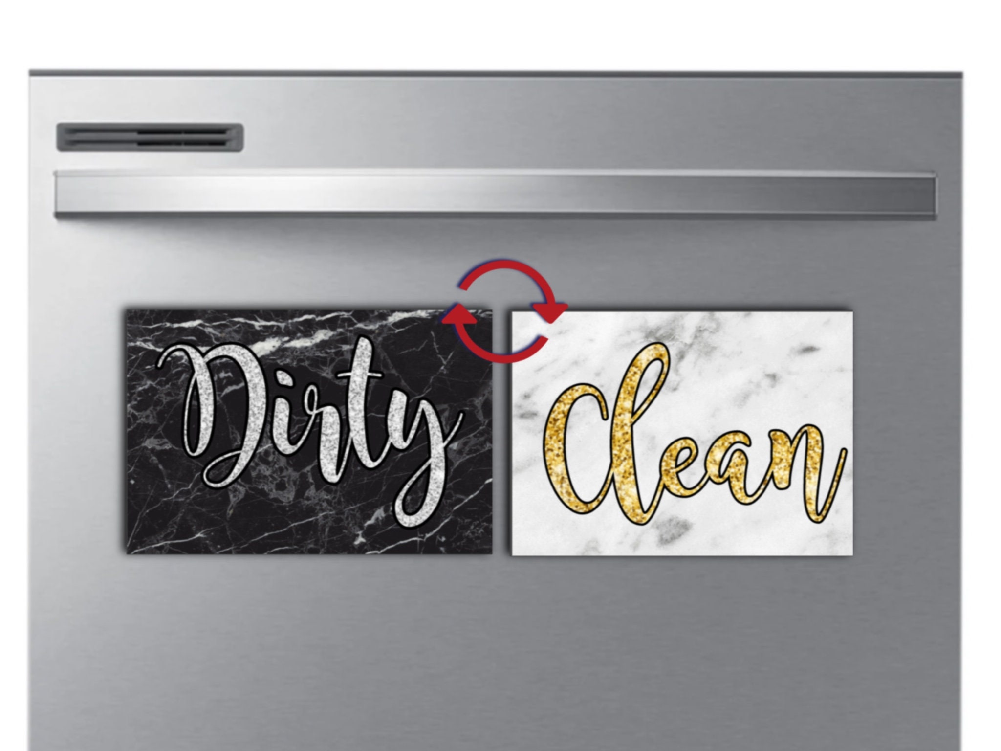 Peanuts Snoopy & Pigpen Reversible Magnetic Dishwasher Sign Geek Kitchen Clean  Dirty Dishwasher Magnet /snoopy Clean Pigpen Dirty 