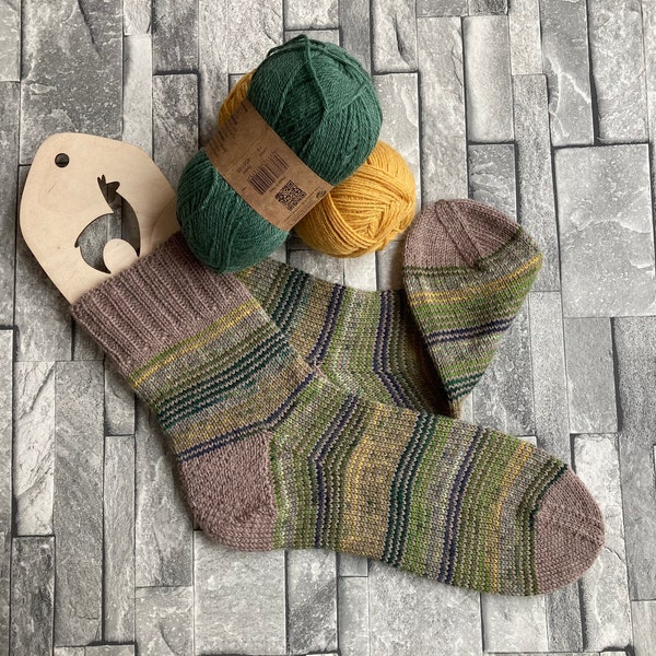 Handmade Knitted Socks For Men (EU 43/44/45)