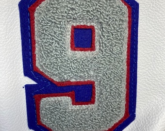 3&quot; Chenille Varsity Numbers