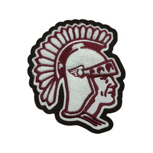 Trojan / Spartan  Mascot Chenille and Embroidery
