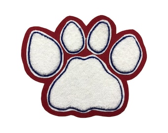 Paw Mascot Chenille