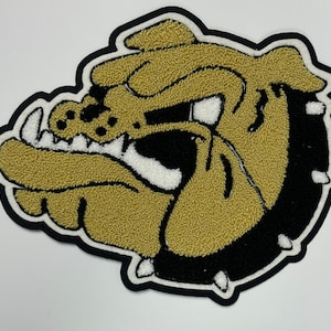 Bulldog Mascot Chenille Large