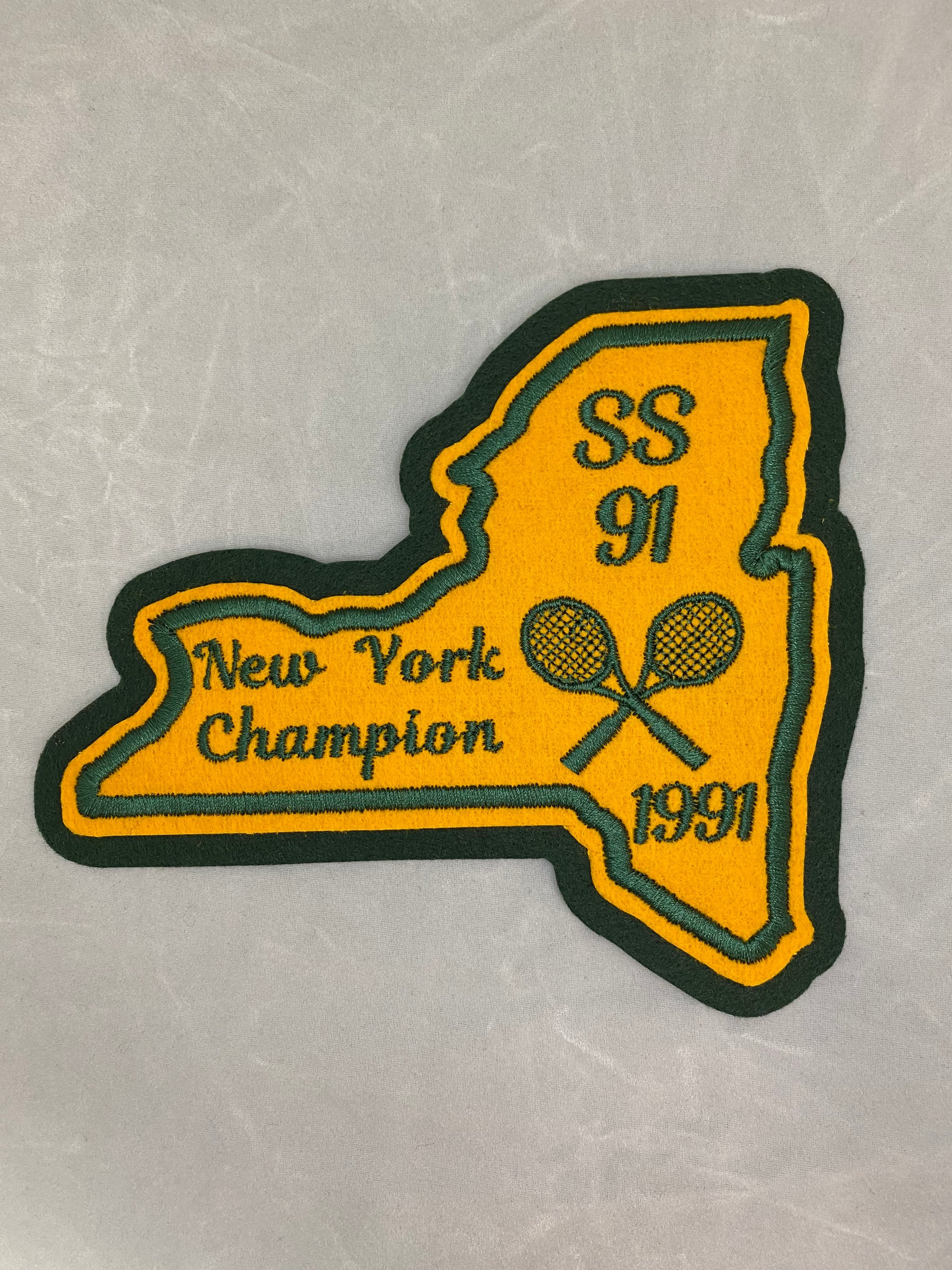 State Felt Varsity Letterman Patches Etsy