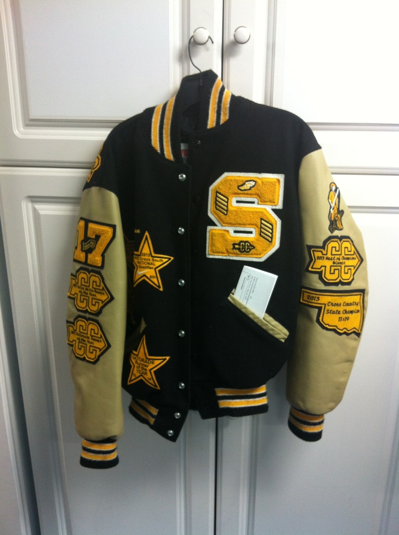 State Felt Varsity Letterman Patches Etsy