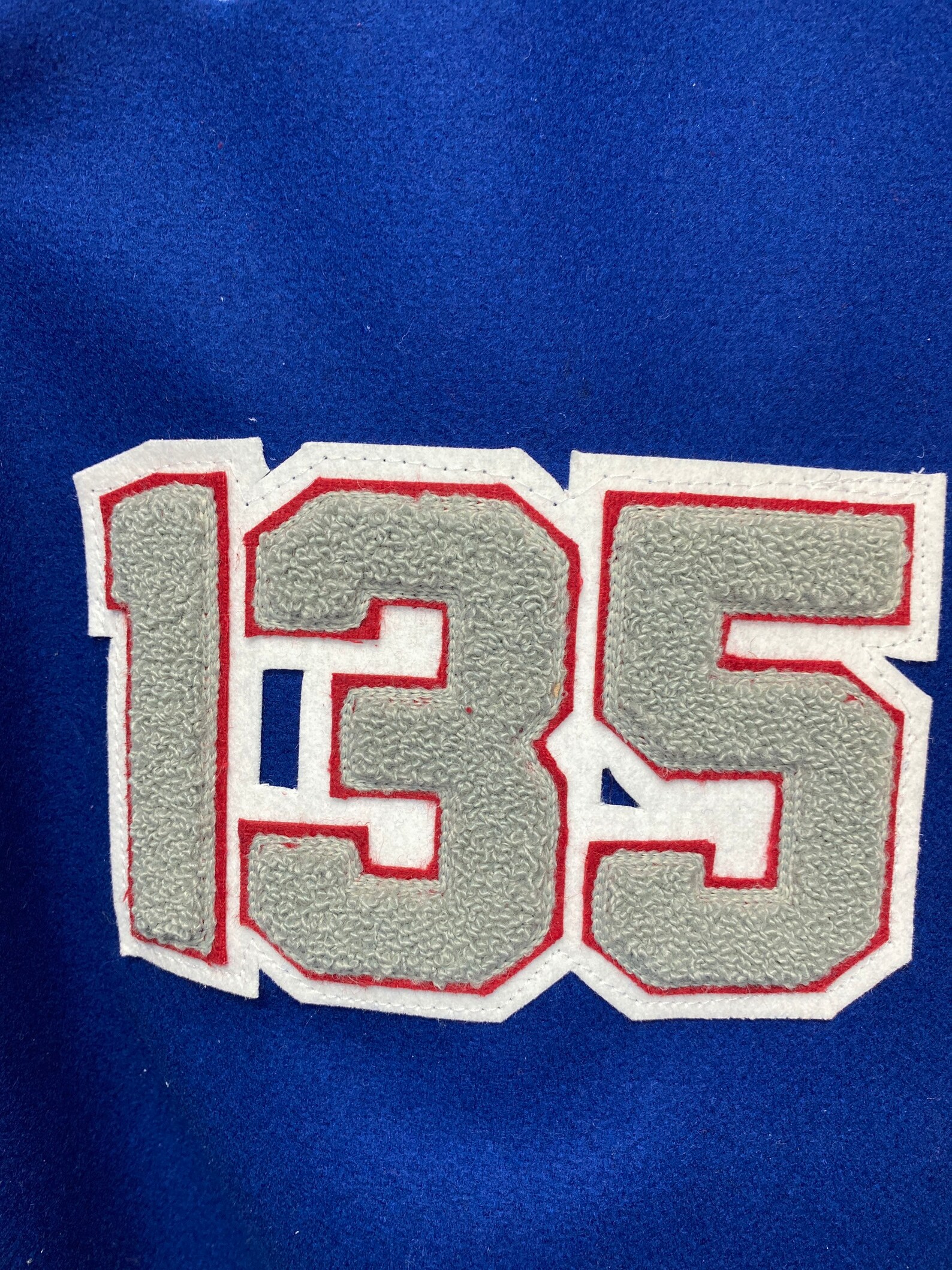 3 Chenille Varsity Letterman Numbers Etsy