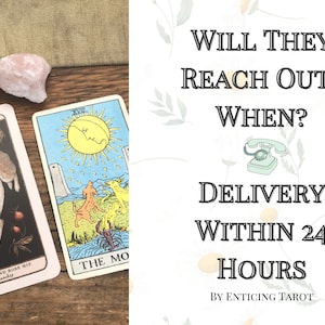 Zullen ze de hand reiken? Wanneer? Tarotlegging: levering binnen 24 uur.