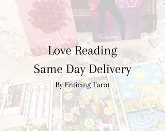 Love Tarot Reading - Fast Same Day Delivery - Ask Anything! How Do They Feel? Their Exact Thoughts? Relationship Insights With Tarot!