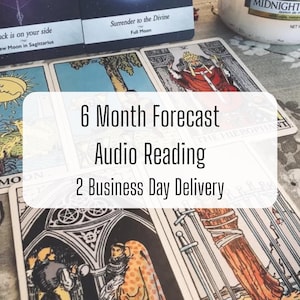 6 Month Forecast Tarot Reading - Delivery In 2 Business Days - General Predictions For The Next 6 Months