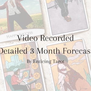 3 Month Forecast - Video Recorded & Very Detailed Reading Looking Into The Next 3 Months - Delivery In 3-6 Days