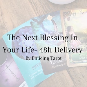 Qual é a próxima bênção em sua vida? Quais aspectos positivos você pode esperar de seus esforços? - Entrega em 2 dias úteis - Leitura de tarô