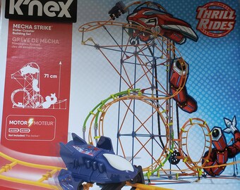 knex mecha strike roller coaster