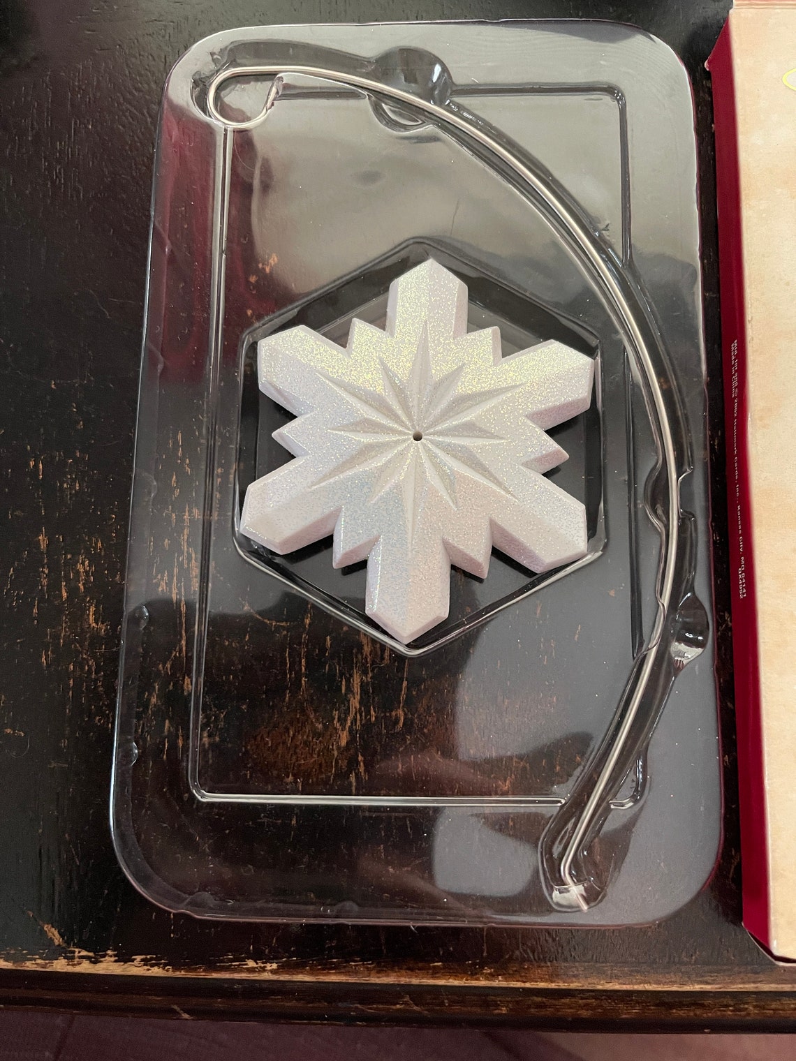 Hallmark Snowflake Ornament and Ornament Stand NIB Etsy