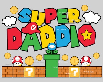 Super Daddio PNG | 昇華またはDTFプリントのみ推奨