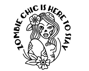 ゾンビシックはここに定着 | png と svg | スカル png svg