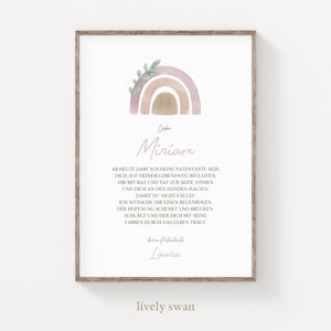 Carta de padrino - Eucalipto - personalizada - ahijado - certificado de padrino - padrino - madrina