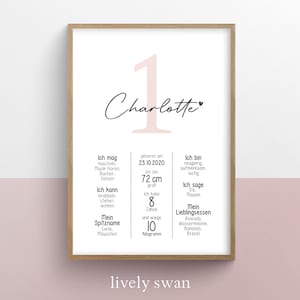Tablero de hitos 1.° 2.° 3.° 4.° Cumpleaños Número de año Regalo de cumpleaños personalizado Hito Póster