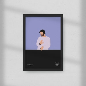 Folamour by Boiler Print Room | Minimal Print | Gift for Music Lovers | These Are Just Places to Me Now, Petit Prince Du Macadam