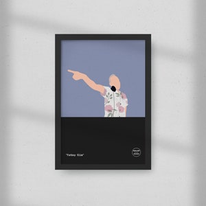 Fat Boy Slim by Boiler Print Room | Minimal Print | Gift for Music Lovers | Right Here Right Now | Sunset | Gangster Trippin&#39; | Praise You