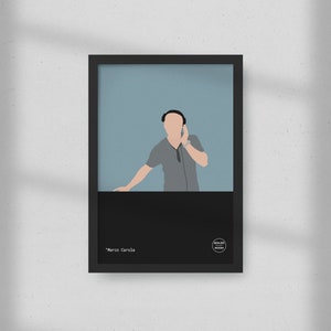 Marco Carola von Boiler Print Room | Minimal Print | Geschenk für Musikliebhaber | Play it Loud, Bloody Cash, Party People, The Jingle, Magic Tribe
