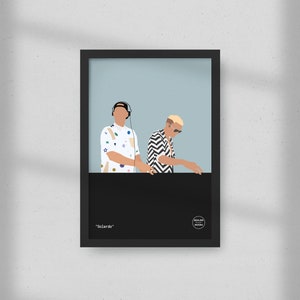 Solardo av Boiler Print Room | Minimalistiskt tryck | Gåva för musikälskare | Rör din kropp, befria din kropp, XTC, Riv upp den, James Eliot, MRK1