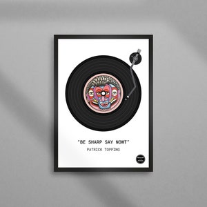 Patrick Topping Vinyler av Boiler Print Room | Skriv ut eller ladda ner låtkonstverk | Present till musikälskare | Turbotid, Raketbränsle, Röstbrevlåda