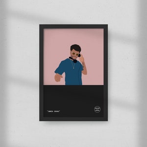 Jamie Jones av Boiler Print Room | Minimalistiskt tryck | Present till musikälskare | Heta skapelser | Paradiset | House | Techno | Het natur | Tro
