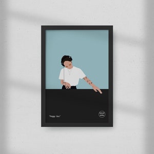 NEU Peggy Gou von Boiler Print Room | Minimal Print | Geschenk für Musikliebhaber | It makes you forget, Starry Night, Han Pan, südkoreanischer DJ