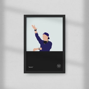 Avicii by Boiler Print Room | Minimal Print | Gift for Music Lovers | Tomorrowland, EDM, Wake Me Up, Levels, Hey Brother, Waiting for love
