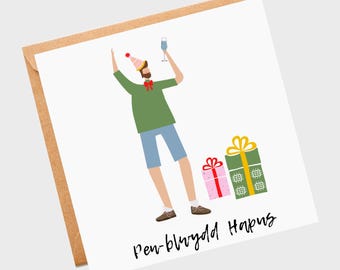 Penblwydd hapus • Feliz cumpleaños