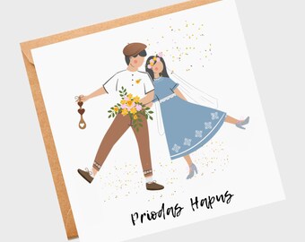 Priodas hapus • Feliz boda