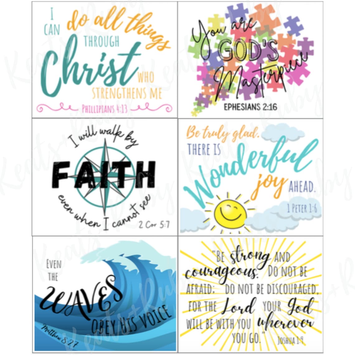 Bible Verse Notes for Kids Scripture Cards Encouragement Etsy