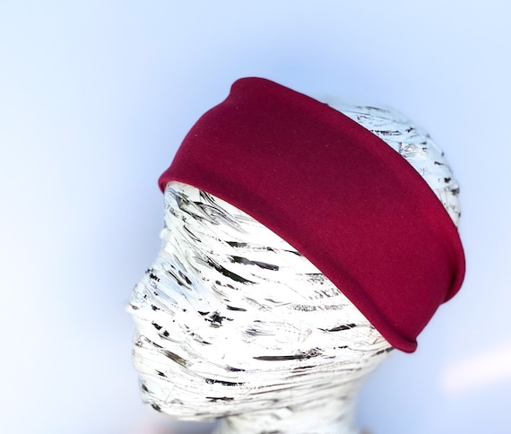 Soft Organic Bamboo Reversible Fitness Headband, No Slip  display picture 2