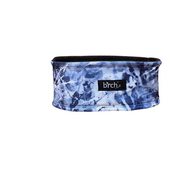 Pretty Blue Navy Tie Dye Winter Fleece Lined 200 Thermopro