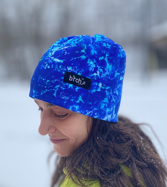 Bright Blue Tide Pool Winter Hat, Lined With Polartec® 200 Fleece