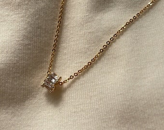 Dainty Barrel Necklace, Best Seller, Layerable Jewelry, Gold Filled, Adjustable, Wedding Accessories, Gifts for Her, Minimalistic Style