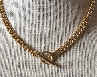 14k Gold Choker - Etsy