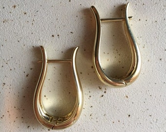 Gold Huggie Earrings, Chunky Hoop Earrings, Minimalist Style Jewelry, Gifts For Her, Gold Hoops, 14k Gold Filled Jewelry, Everyday Wear