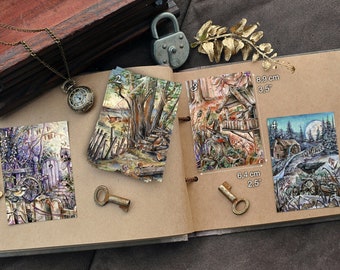 ACEO / KaKAO Cards (Editions) - Trading Card, Artist Collection Card, Bird, Seasons, Animals, Fantasy Art, Miniature Art, Illustration