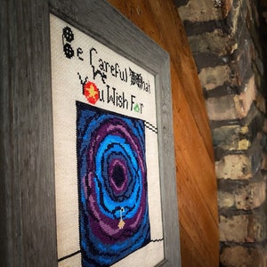 Be Careful What You Wish For Cross Stitch Pattern PDF, Coraline fan art