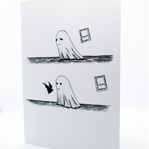 Tarjeta de saludos de Fantasma Triste