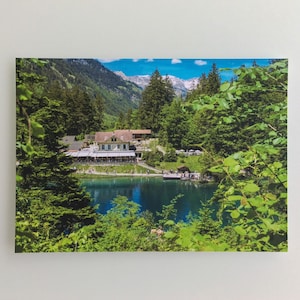 Postal Blausee Suíça A012