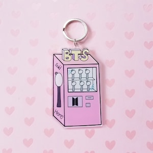 BTS Army Bomb vending machine acrylic charm