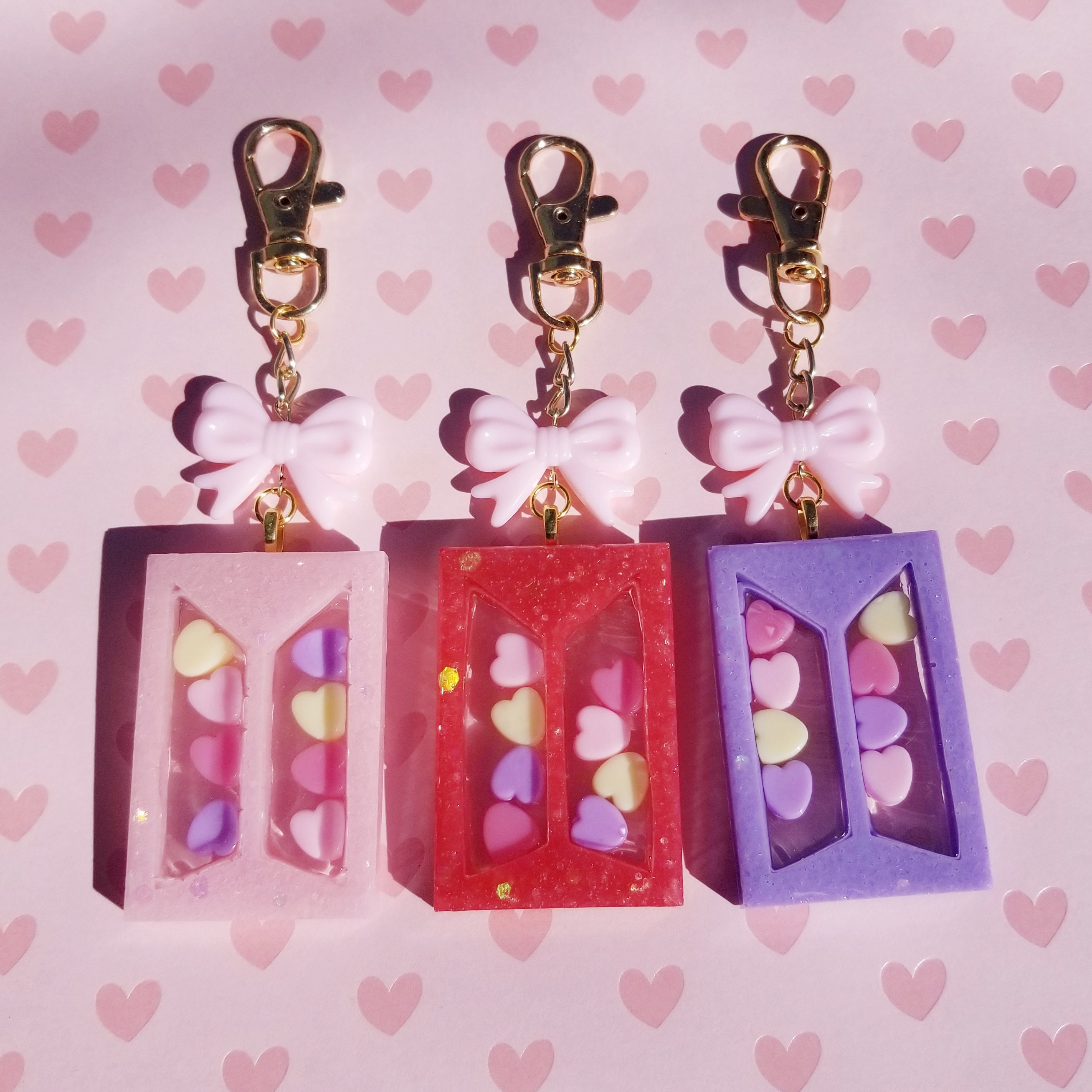 Bts logo keychain sale