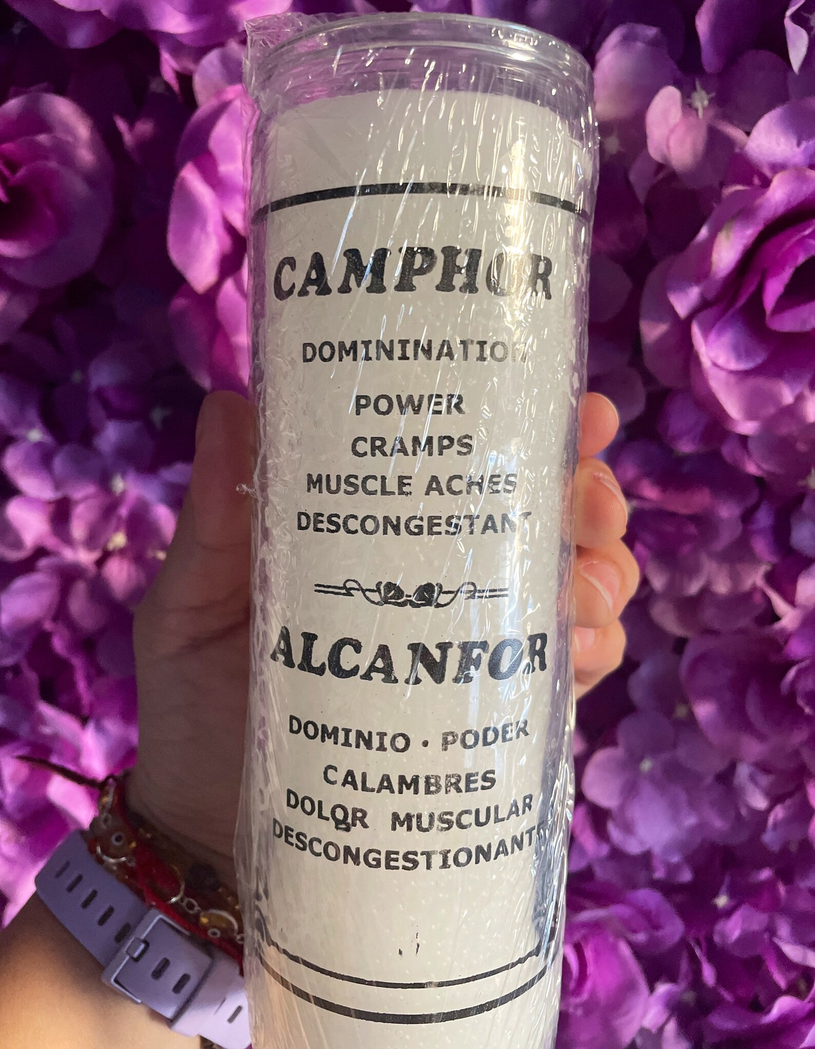 Camphor Candle/ Alcanfor Vela Aromatica Etsy