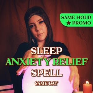 Hechizo para aliviar el sueño y la ansiedad: noches tranquilas, mente tranquila y una suave sanación energética.