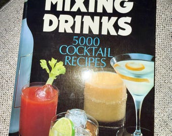 Millésime rare, livre « The Fine Art of Mixing Drinks », 5000 recettes de cocktails, 1982