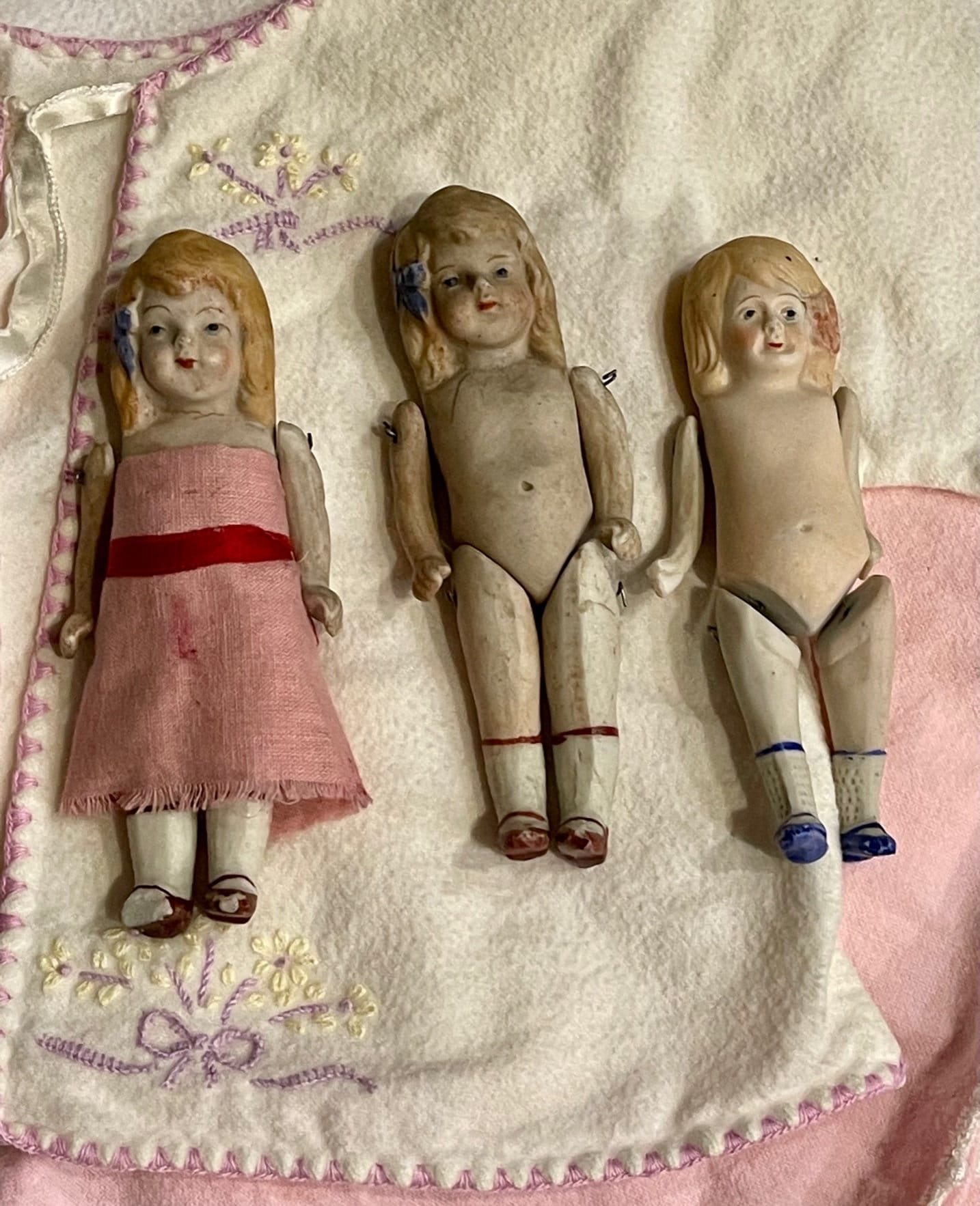 Late 1800s/early 1900s bisque doll composition body